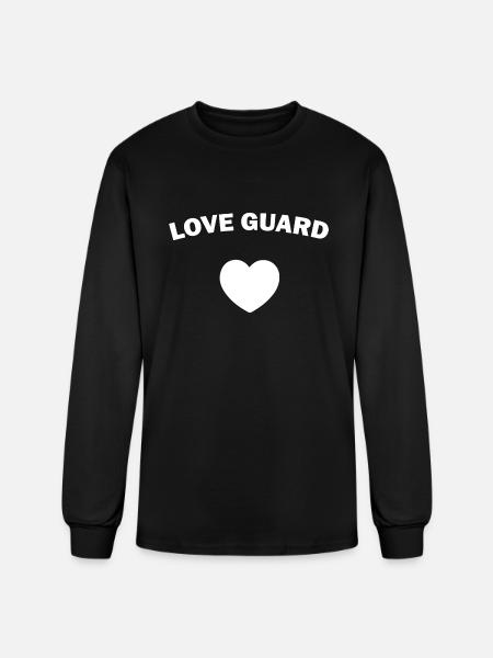 Love Guard - Men's Long Sleeve T-Shirt - black