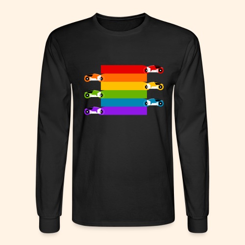 Pride on the Game Grid - Men's Long Sleeve T-Shirt