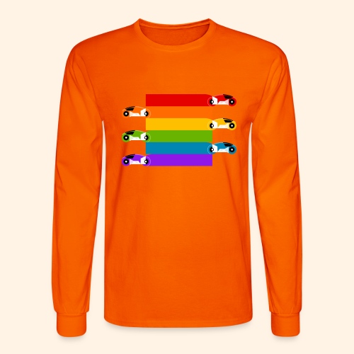Pride on the Game Grid - Men's Long Sleeve T-Shirt