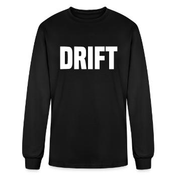 DÉRIVER - T-shirt à manches longues Homme - noir - Devant