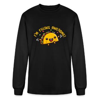 Im Filling Awesome - Men's Long Sleeve T-Shirt - black - Front