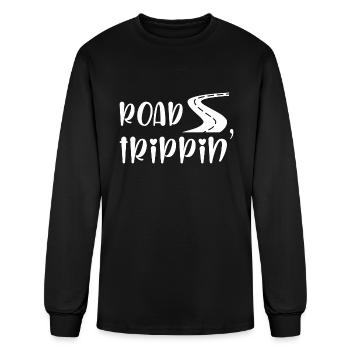 Road Trippin - Men's Long Sleeve T-Shirt - black - Front