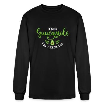 Guac Is Extra - Men's Long Sleeve T-Shirt - black - Front