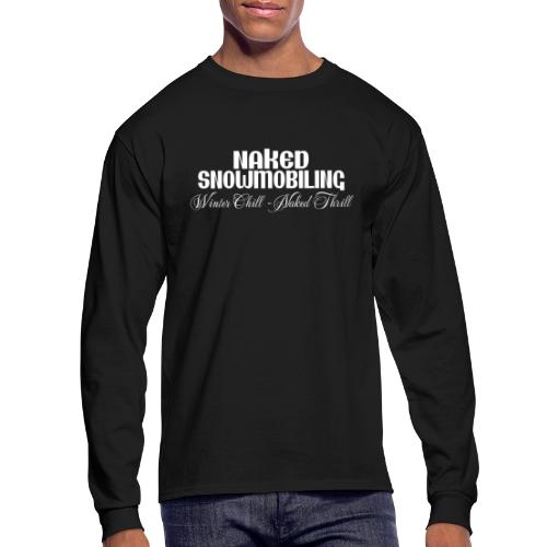 Naked Snowmobiling - Men's Long Sleeve T-Shirt