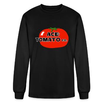 DESIGNAce Tomato Company - Men's Long Sleeve T-Shirt - black - Front