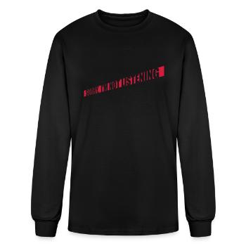 sorry im not listening - Men's Long Sleeve T-Shirt - black - Front