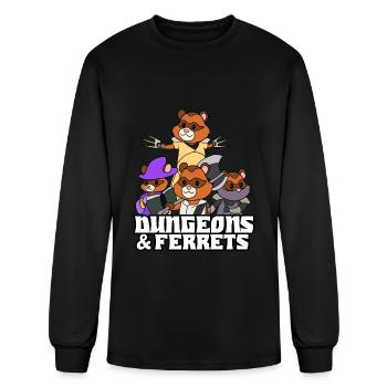 Dungeons And Ferrets - Men's Long Sleeve T-Shirt - black - Front