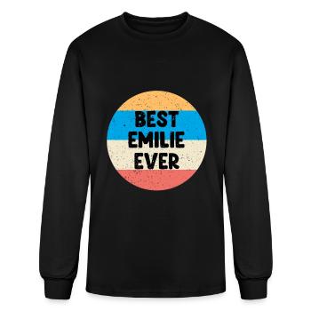 Best Emilie Ever - Men's Long Sleeve T-Shirt - black - Front