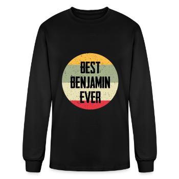 Best Benjamin Ever - Men's Long Sleeve T-Shirt - black - Front