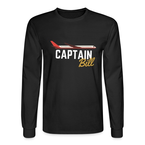 Captain Bill Avaition products - Men's Long Sleeve T-Shirt
