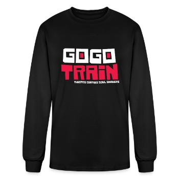 Sixties Gogo Train - Men's Long Sleeve T-Shirt - black - Front