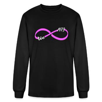 Roe Since 1973 Forever - Men's Long Sleeve T-Shirt - black - Front