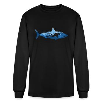 Ningaloo Reef Australia - Men's Long Sleeve T-Shirt - black - Front