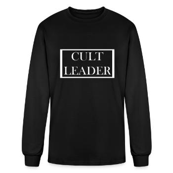 cult leader - Men's Long Sleeve T-Shirt - black - Front