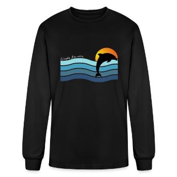 Wineglass Bay Tasmania Australia - Men's Long Sleeve T-Shirt - black - Front