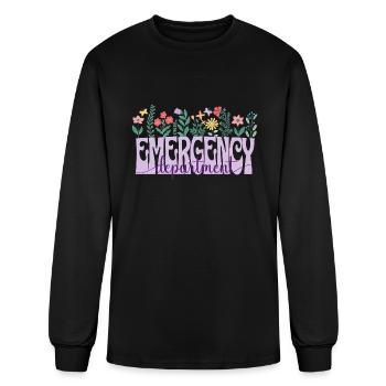 Emergency department - Men's Long Sleeve T-Shirt - black - Front