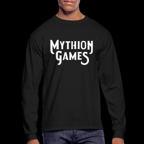 Mythion Logo White - Men's Long Sleeve T-Shirt