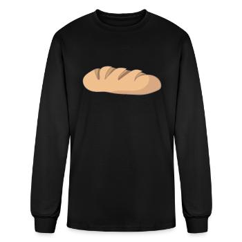 bread - Men's Long Sleeve T-Shirt - black - Front
