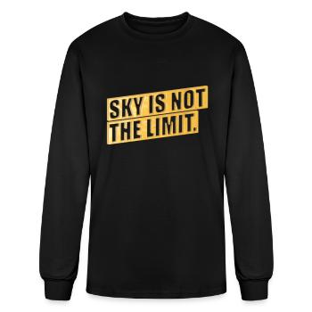 Sky is not the limit Sky is not the limit - Men's Long Sleeve T-Shirt - black - Front