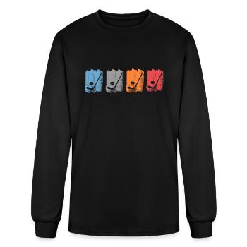 hockey sur glace hockey sur glace - T-shirt à manches longues Homme - noir - Devant