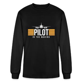 Pilot In The Making - Men's Long Sleeve T-Shirt - black - Front