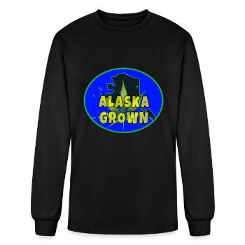 Alaska cultivé - T-shirt à manches longues Homme - noir - Devant