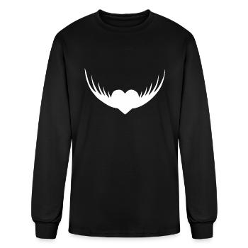 heart of love - Men's Long Sleeve T-Shirt - black - Front