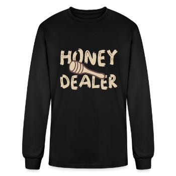Honey dealer honey - Men's Long Sleeve T-Shirt - black - Front