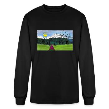 Picnic - Men's Long Sleeve T-Shirt - black - Front