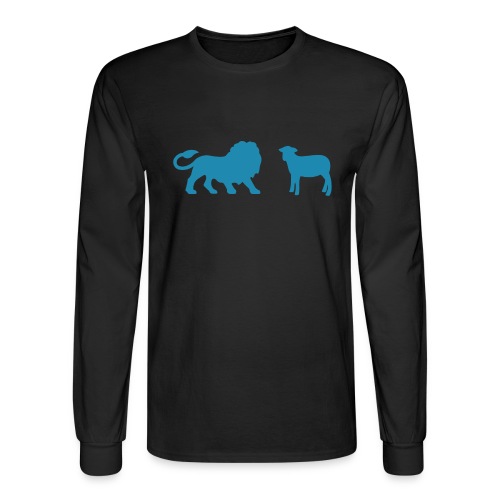 Lion and the Lamb - Men's Long Sleeve T-Shirt