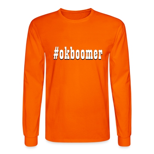 #okboomer - Men's Long Sleeve T-Shirt