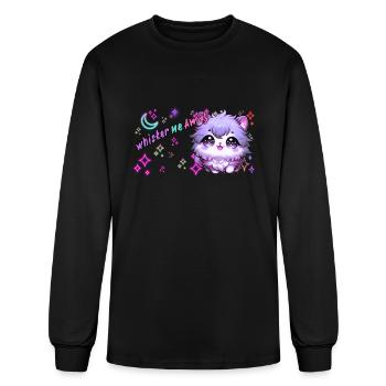 Whisker Me Away - Men's Long Sleeve T-Shirt - black - Front