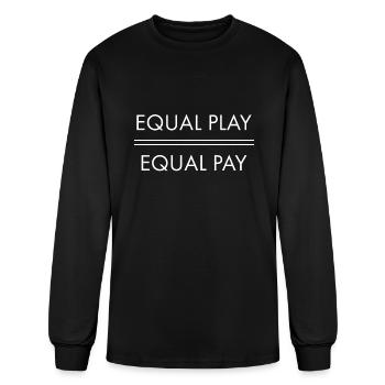 Equal Play Equal Pay - Men's Long Sleeve T-Shirt - black - Front