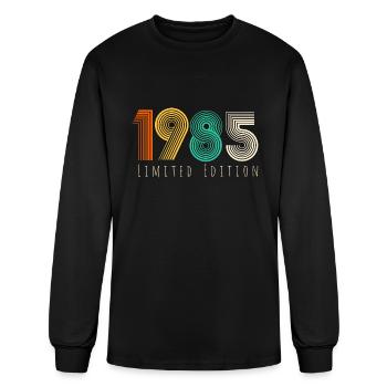 1985 vintage1985 birth, retro 1985 - Men's Long Sleeve T-Shirt - black - Front