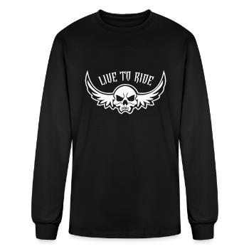 Live To Ride - Men's Long Sleeve T-Shirt - black - Front