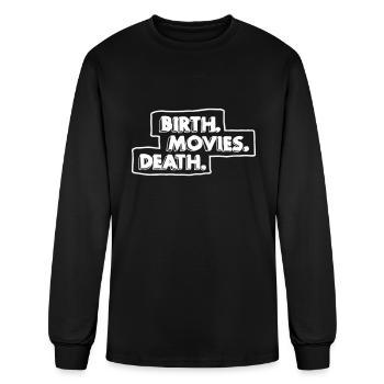 Birth Movies Death - Men's Long Sleeve T-Shirt - black - Front