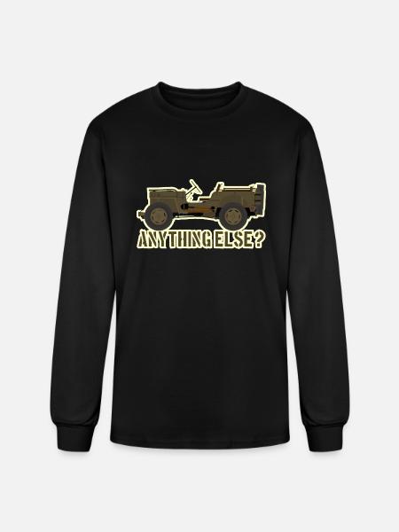 Anything else? - Men's Long Sleeve T-Shirt - black