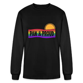 Pan Proud - Men's Long Sleeve T-Shirt - black - Front