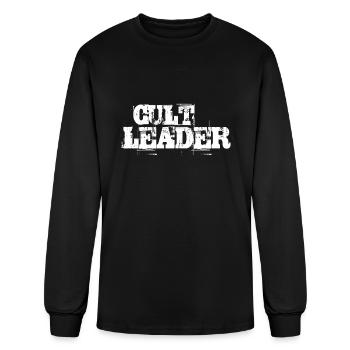 cult leader - Men's Long Sleeve T-Shirt - black - Front