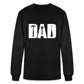 Dad Tools - Men's Long Sleeve T-Shirt - black - Front