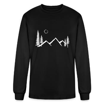 Go out and Explore - Men's Long Sleeve T-Shirt - black - Front