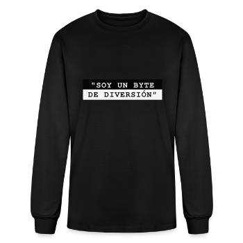 ¡I'm A Fun Byte! - Men's Long Sleeve T-Shirt - black - Front