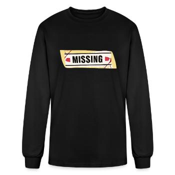 Newspapers, art, news. - Men's Long Sleeve T-Shirt - black - Front