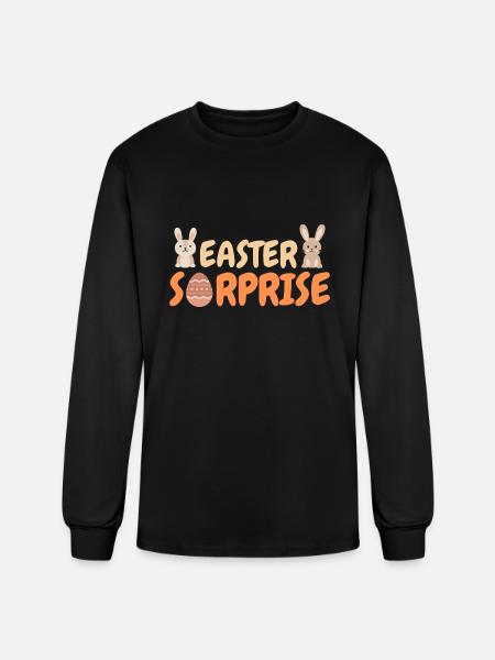 Easter Surprise - Men's Long Sleeve T-Shirt - black
