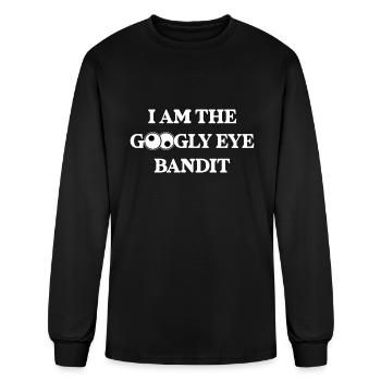 I Am The Googly Eye Bandit - Men's Long Sleeve T-Shirt - black - Front