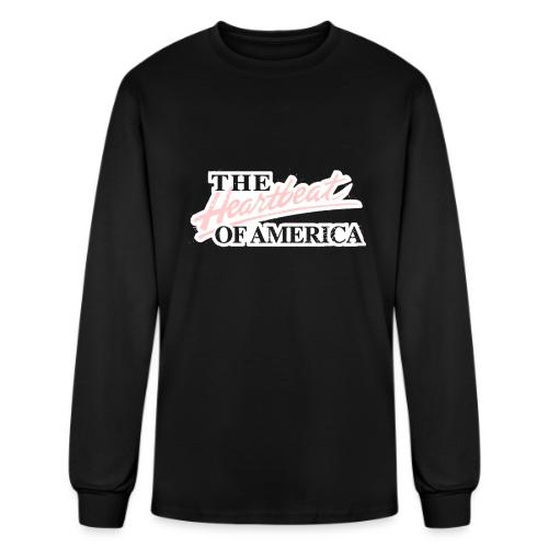 The Heartbeat of America - Men's Long Sleeve T-Shirt