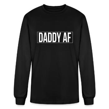 Daddy Af - Men's Long Sleeve T-Shirt - black - Front