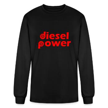 Diesel Power - Men's Long Sleeve T-Shirt - black - Front