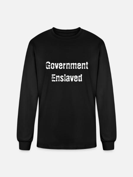 Government Enslaved - Men's Long Sleeve T-Shirt - black