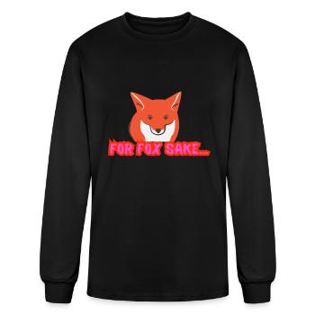 For Fox Sake - Men's Long Sleeve T-Shirt - black - Front